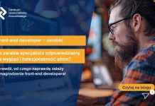 front end developer zarobki 2026