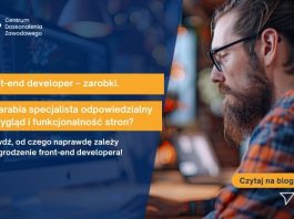 front end developer zarobki 2026